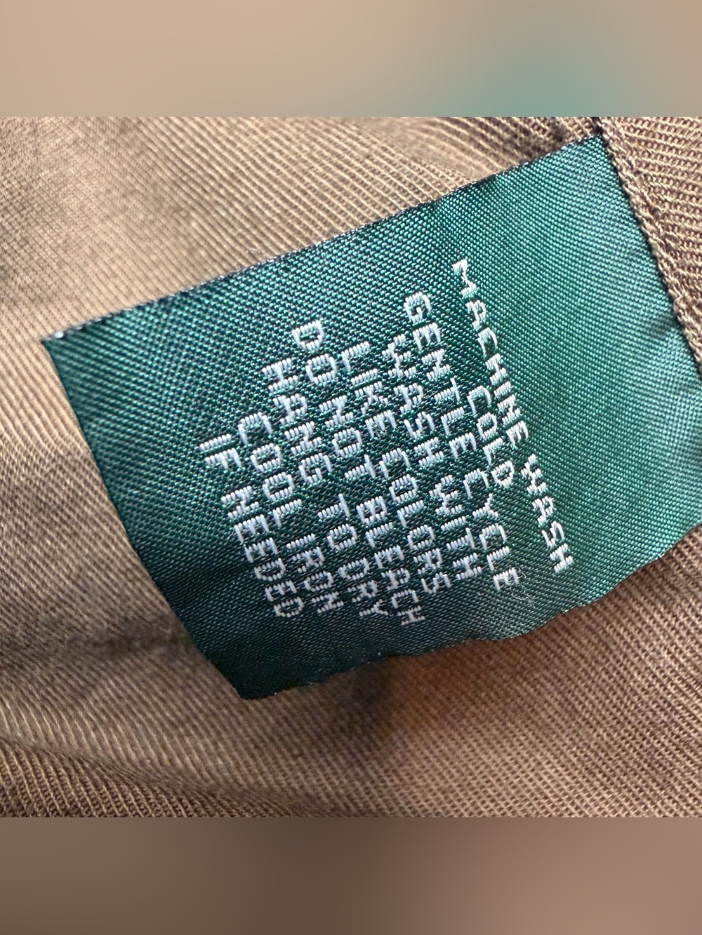 LRL Lauren Jeans Co. Ralph Lauren Brown Cotton Utility Vest - Picture 8 of 11